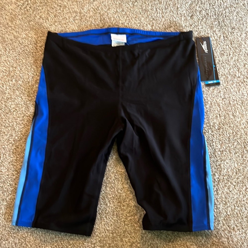 Speedo train tech III 3 Jammer size 36 NWT